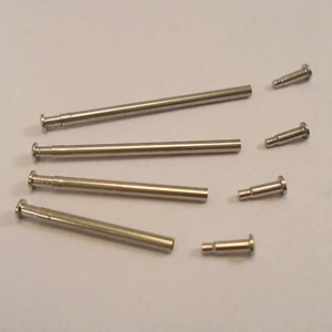 2 x RELOJ 1,2 mm pines de barras de presión y reemplazos de extremo de remache para correas de pulseras - Imagen 1 de 3