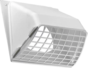 Lambro Industries 1471W Dryer Vent Hood with Removable Screen 4 in. White New - Picture 1 of 12