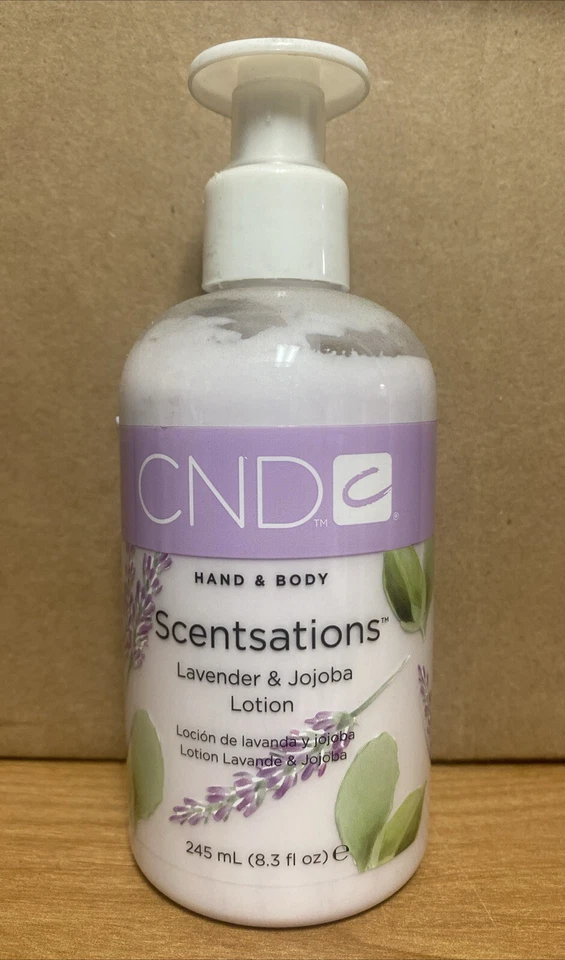 CND Scentsations Lavender & Jojoba Lotion for Hand & Body 245 ml/8.3 oz New - Image 1 of 1