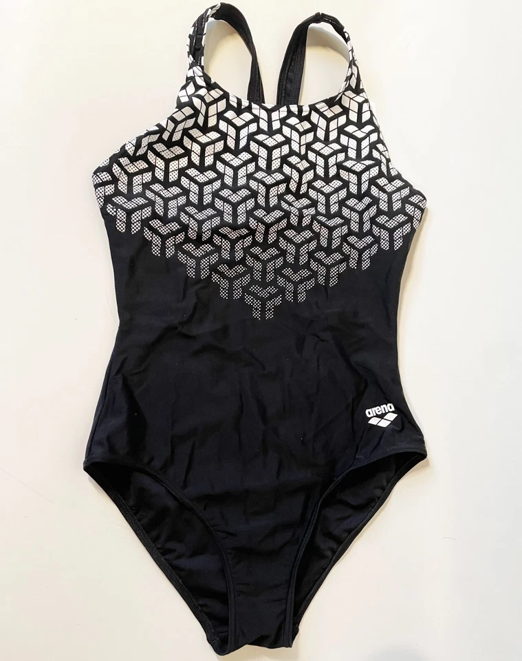 Arena Einteiler Badeanzug Schwarz Größe 36 Fitting