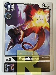 Megadramon ® BT2-060 U ® Non Comune ® DIgimon Ver.1.0 ® Inglese  - Picture 1 of 1