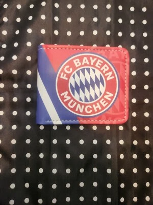FC Bayern Munich Soccer Football Futbol PU Leather Bifold Wallet - Image 1 of 4