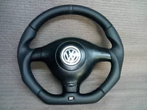 Sport Lenkrad VW Golf 4 IV R32 GTI GT Bora Passat Neu Beziehen - Bild 1 von 2