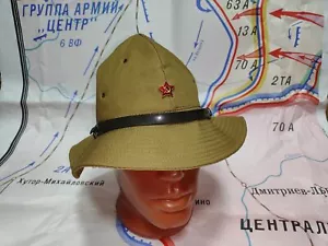 Soviet Russian Army Military Uniform Pilotka Afghan Panama Hat Cap Size M,L,XL - Bild 1 von 18