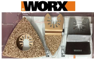 Worx Sonicrafter Oscillating Multitool Universal Paint Removal Kit - 3 PC WA5098 - Picture 1 of 8