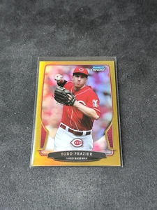 Todd Frazier 2013 Bowman Chrome Gold Refractor 37/50 - Picture 1 of 2