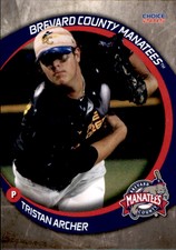 2015 Brevard County Manatees Choice #1 Tristan Archer Cookeville Tennessee Card