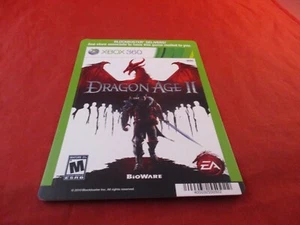 Dragon Age II Xbox 360 Blockbuster Store Promo Display Card ONLY - Picture 1 of 2