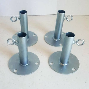 4 piezas Almohadillas para pies 1" montaje resistente toldo cochera patio carpa cabina (FPB) - Imagen 1 de 3