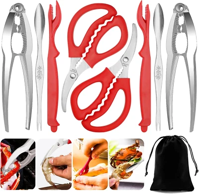 Galletas y herramientas para cangrejos, juego de galletas y selecciones de langosta, herramienta para galletas para patas de cangrejo/N Foto 1 de 4