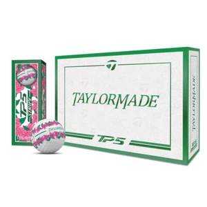 *NEW* TaylorMade TP5 2025 Masters Pink Azalea Season Opener Golf Balls 1 Dozen - Picture 1 of 3