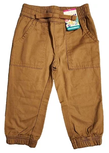 Garanimals Infant Boys Size 18 Months Brown Pull On Pants W/ Pockets - Picture 1 of 3