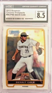 Gerrit Cole 2012 Bowman #86 Chrome Prospect CGC 8.5 Pirate Cy Young 6-Time AS - Picture 1 of 2