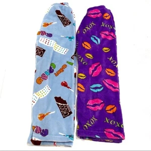 Made With Love & Kisses Plush Loungewear Pajama Pants Camp Size 10 - Picture 1 of 4