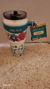 Brand New Pioneer Woman Brilliant Blooms Stainless Steel 40oz Tumbler! - Picture 1 of 7
