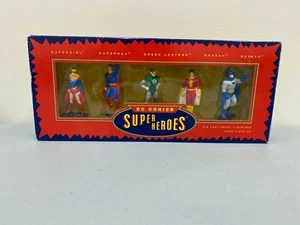 DC COMICS SUPER HEROES DIE CAST METAL FIGURINES SET OF 5 *NEW* - Picture 1 of 4