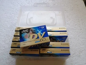 10x JVC Mini DV 60/90 Kassetten Tape NEU in einer Plastik-Box - Bild 1 von 4