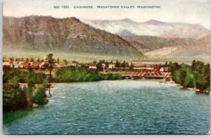 CASHMERE, WASHINGTON POSTAL Vista Temprana Cashmere Wenatchee Valley Washington - Imagen 1 de 2