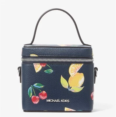 Bolso Bandolera Michael Kors Sandrine Pequeño Estampado de Limón con Lentejuelas Estuche de Tocador  Foto 1 de 4