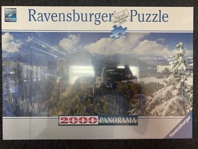 Ravensburger Neuschwanstein Castle 2000 Piece Panorama Jigsaw Puzzle NEW - Image 1 of 2