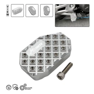 Rear Foot Brake Lever Peg Pad Extender Enlarge For CF-MOTO 450SR 2023+ Silver - Picture 1 of 18