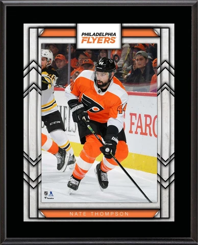 Nate Thompson Philadelphia Flyers 10.5" x 13" Sublimated Player Plaque Cover