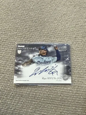 Hyun-Jin Ryu 2013 Bowman Inception Auto Autograph - Image 1 of 2