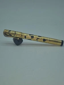 PENNA Stilografica Rientrante Waterman's  18KR CON TEXTURE FLOREALE MOLTO RARA - Imagen 1 de 9