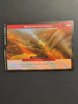 2025 Metazoo Blacksmith Fork Canyon - Holo Alpha Promo - ADF 013/015 Metatwo TCG - Image 1 of 2