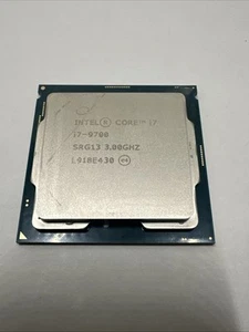 INTEL CORE i7-9700 SRG13 8-CORE 3.0GHZ 12MB SOCKET LGA 1151 - Photo 1/2