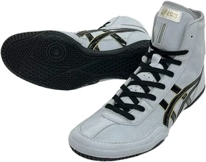 Zapatos de Boxeo de Lucha ASICS EX-EO 1083A001 TWR900 Nuevo Modelo Gris Negro Dorado NUEVO - Imagen 1 de 21