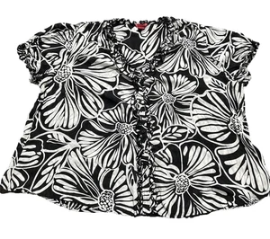 Sunny Leigh transparentes Top Y2K Indie Boho Retro Festival 2X - Bild 1 von 2