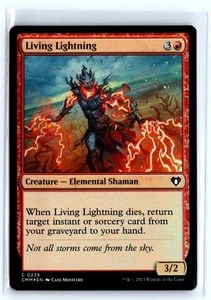 FOIL Living Lightning Commander Masters – MTG Magic the Gathering Card - Picture 1 of 5
