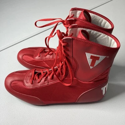 Title Boxing Мужская скорость Flex Encore туфли красный белый размер США 12 EUR 46 - Изображение 1 из 4