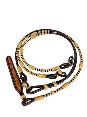 "Riendas romales de cuero crudo 54""" Foto 1 de 3