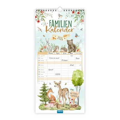 TRÖTSCH VERLAG GMBH Trötsch Familienkalender Waldfreunde 2026 | Wandkalender | KG | Kalender | 24 S.