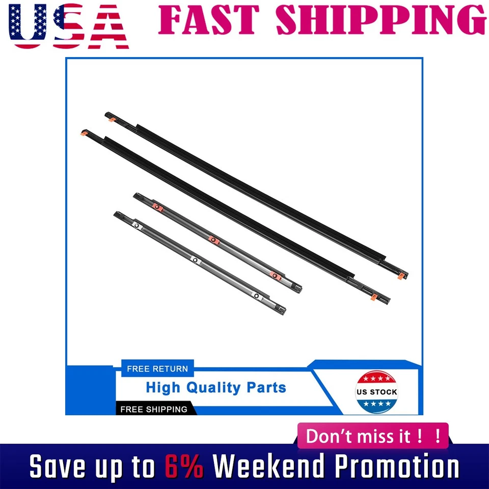 Juego de 4 correas de sellado para molduras de ventana de puerta aptas para Toyota FJ Cruiser Weatherstrip Foto 1 de 1