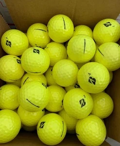 100 Bridgestone e6 Yellow AAAAA Mint Golf Balls - Picture 1 of 1
