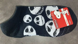 NUOVE calze Peanuts Disney NIGHTMARE BEFORE CHRISTMAS JACK 5 paia ADULTO Halloween - Foto 1 di 3