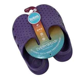 TOTES Kinder Splash and Play Clog mit Everywear® Technologie Größe 13-1 Neu mit Etikett - Bild 1 von 9
