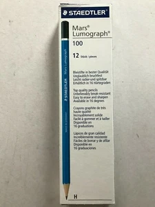 12er Pack Staedtler Mars Lumograph 100 Bleistifte - Bild 1 von 1