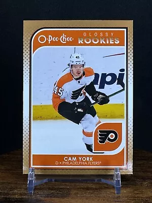 2021-22 Upper Deck Series 1 Cam York O-Pee-Chee Glossy Rookies #R-3 Philadelphia - Image 1 of 2
