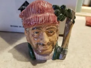 Vintage 1956 Royal Doulton Toby Jug Lumberjack D6613 - Picture 1 of 6
