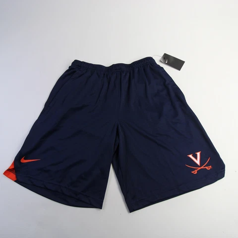 Virginia Cavaliers Nike Dri-Fit Athletic Shorts Men's Navy/Orange New Cover