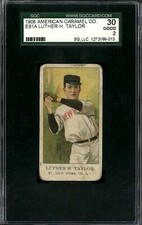 1908 E91-A American Caramel Luther H. Taylor