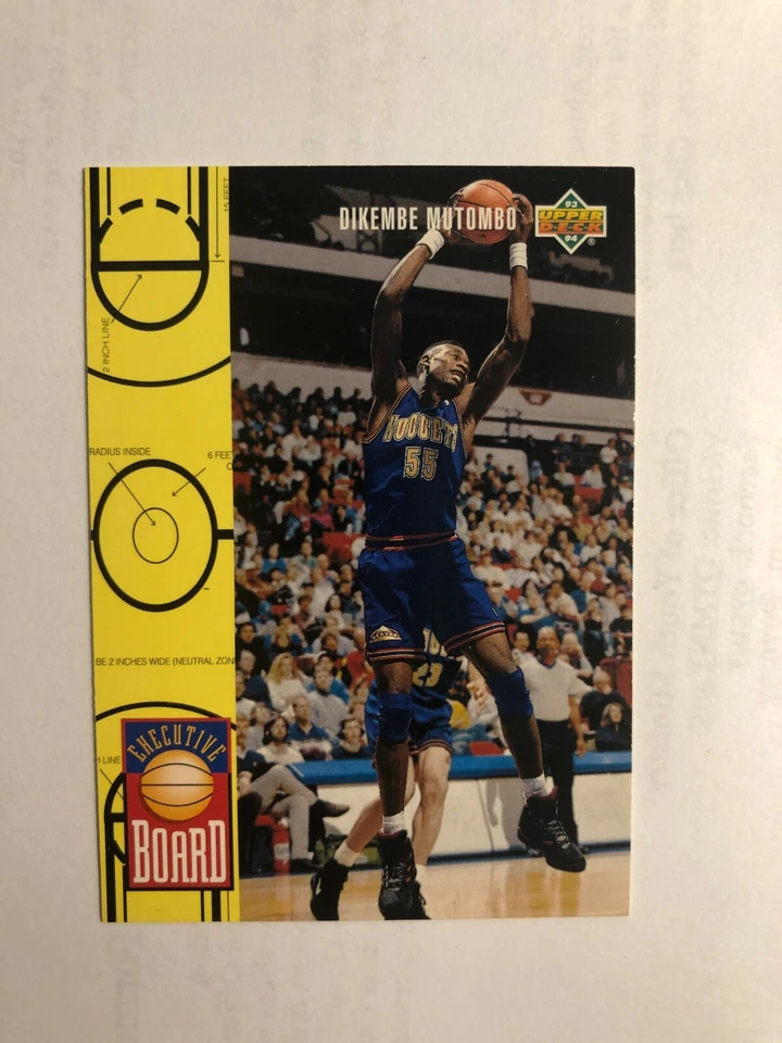 1993  DIKEMDE MUTOMBO  Upper Deck Basketball Card # 431  Made in USA - Image 1 of 4