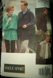 Men Miss Vogue Sport 8547 Pattern Jacket UNCUT Size Large & X-Large 42-44-46-48 - Picture 1 of 2