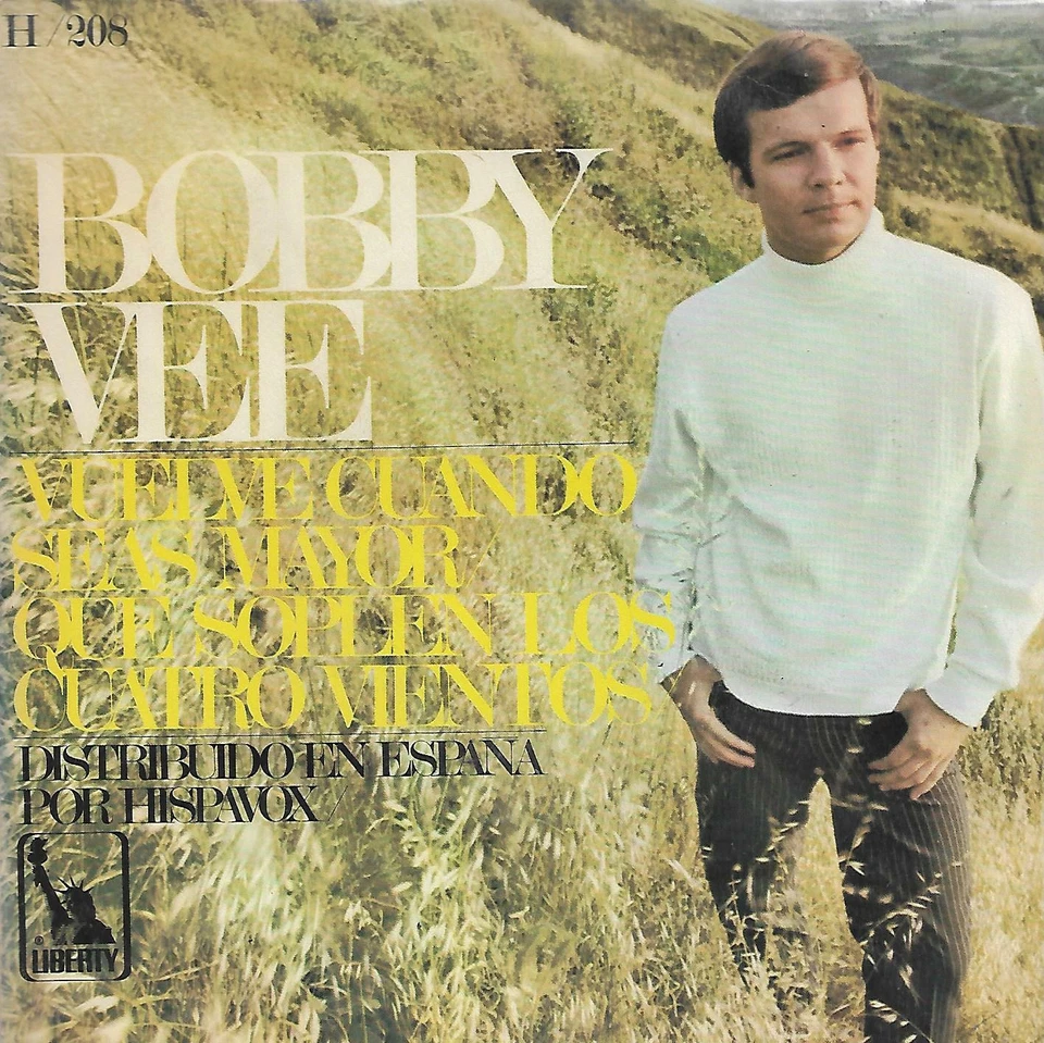 BOBBY VEE 7"PS Spain 1967 Come back when you grow up - Image 1 of 1