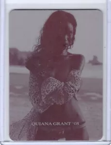 QUIANA GRANT 2008 SPORTS ILLUSTRATED SI SWIMSUIT #R1 MAGENTA PRINTING PLATE 1/1! - Picture 1 of 2