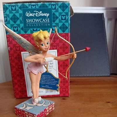 Disney Traditions Jim Shore Tinkerbell As Cupid Figurine Ornament Boxed - Image 1 of 4